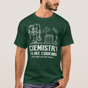 Camiseta Química É Como Cozinhar, Ciência Humor, Ruas de Pr