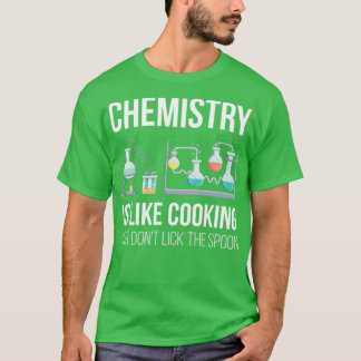 Camiseta Química É Como Cozinhar V Engraçado Professor De C