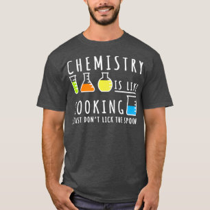 Camiseta Química é como cozinharCiência, presente de hum