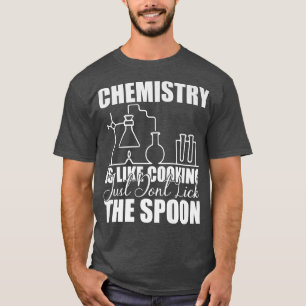 Camiseta Química é como o Cozinhar, simplesmente não bata n