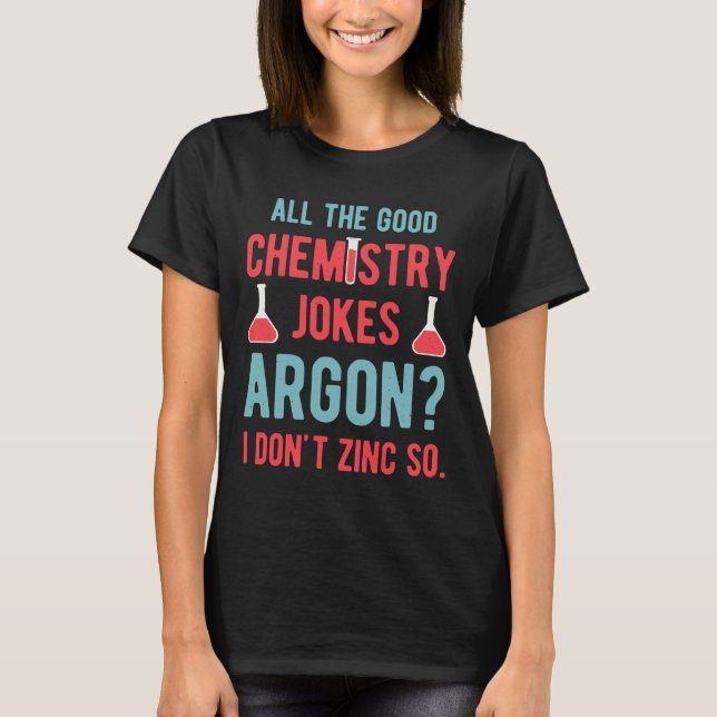 Camiseta Química Engraçada (Frente)