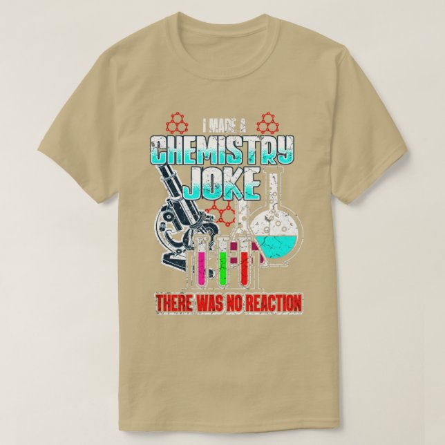 Camiseta Química Engraçada (Frente do Design)