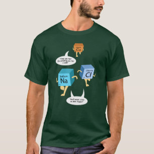Camiseta Química Engraçada, Mesa periódica