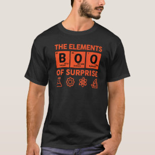 Camiseta Química Halloween Boo Element Surprise Science