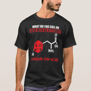 Camiseta Química Humor Nerdy Aminoácido Para Homens