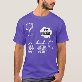 Camiseta Química Orgânica da Ciência Funny