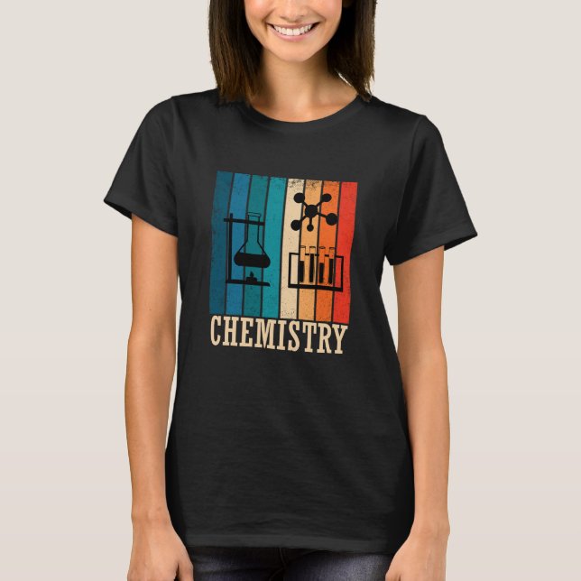Camiseta Química padrão de faixas de retrorreflectores de v (Frente)