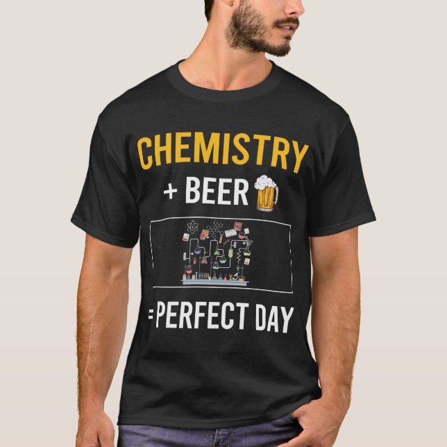 Camiseta Química Química Experimento com Laboratório de Quí (Frente)