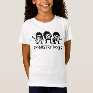 Camiseta Química Rocks Banda de Rock de Ciência