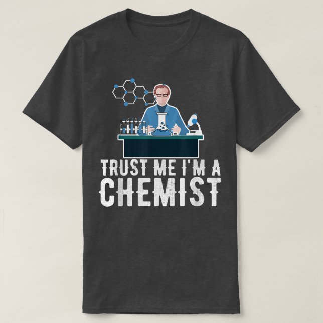 Camiseta Química Tshirt Science Molecule Atom Chemical En (Frente do Design)