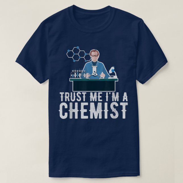 Camiseta Química Tshirt Science Molecule Atom Chemical En (Frente do Design)