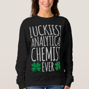 Camiseta Químico Analítico Mais Sortudo de Todos os Tempos