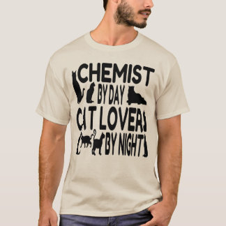 Camiseta Químico do Cat Lover