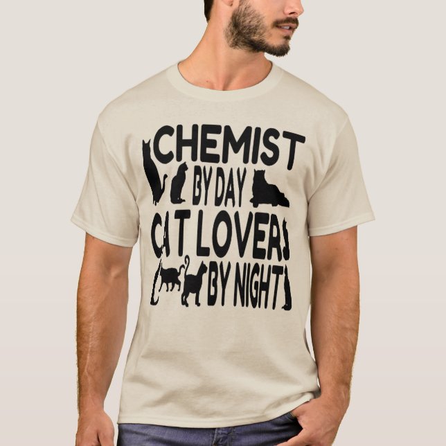 Camiseta Químico do Cat Lover (Frente)
