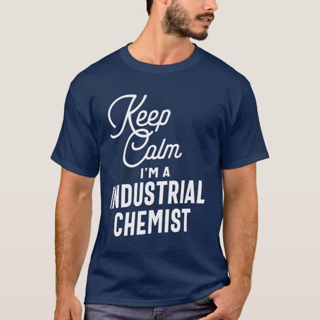 Camiseta Químico Industrial Oferta Funny Job Profissão (Frente)