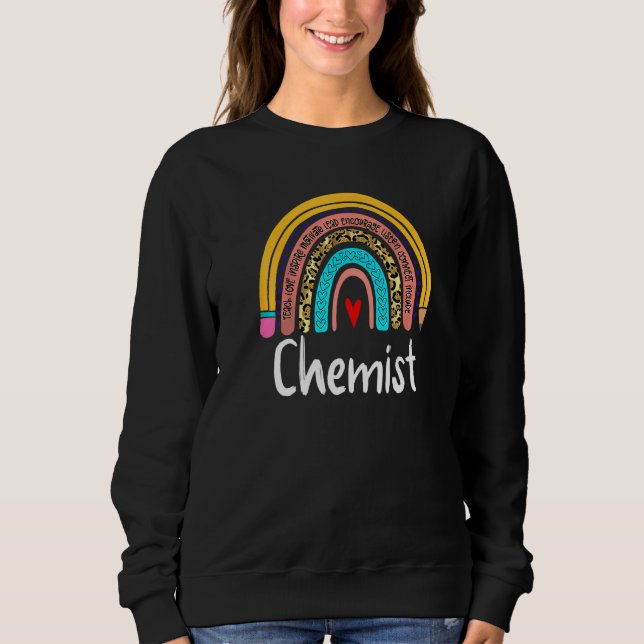 Camiseta Químico Leopard Rainbow De Volta Ao Professor Che (Frente)