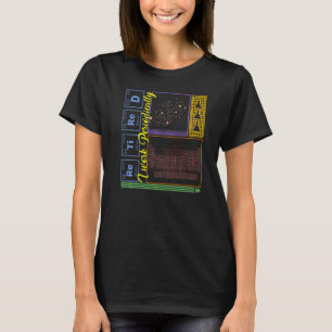 Camiseta Químico Nerd Eu Trabalho Periodicamente Aposentado