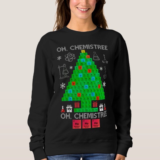 Camiseta Quimistree Chemistree Engraçado Ciência (Frente)