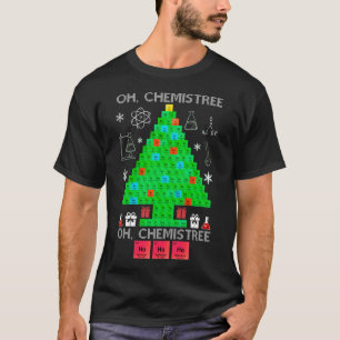 Camiseta Quimistree Chemistree Engraçado Ciência