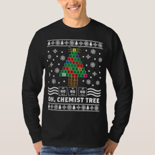 Camiseta Quimistree Engraçado Design da Ciência
