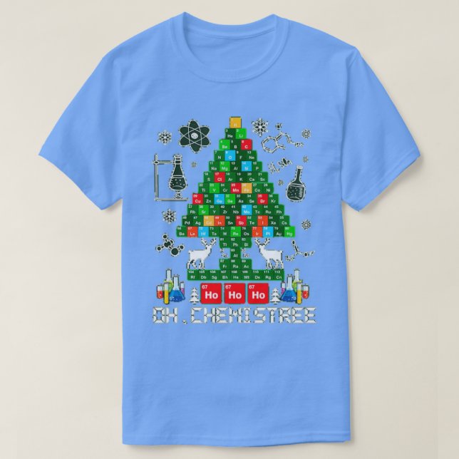 Camiseta Quimistree xmas (Frente do Design)