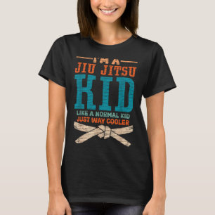 Camiseta Quimono de Jiu Jitsu Brasileiro Engraçado Uma Meni