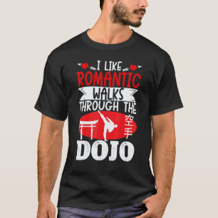 Camiseta Quimono Uniforme de Karate Faixa Preta Eu Gosto de