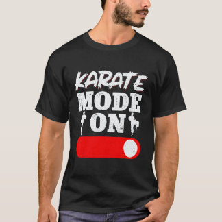 Camiseta Quimono Uniforme de Karate Faixa Preta Modo Karate