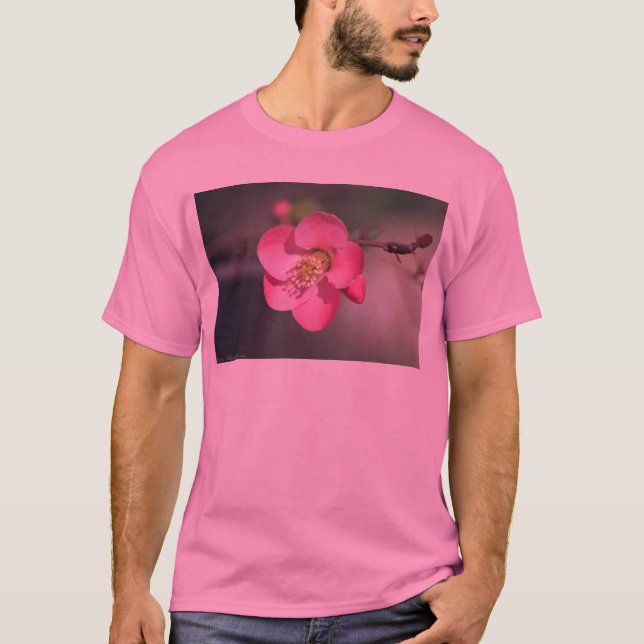 Camiseta Quince Rosa Perfeito em Flor (Frente)