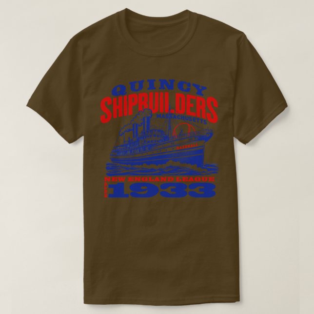 Camiseta Quincy Shipbuilders (Frente do Design)