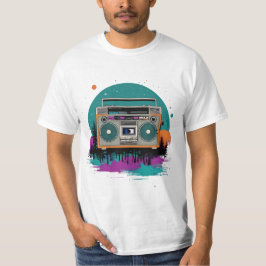 Camiseta Quinta-feira: Boombox Art dos anos 70
