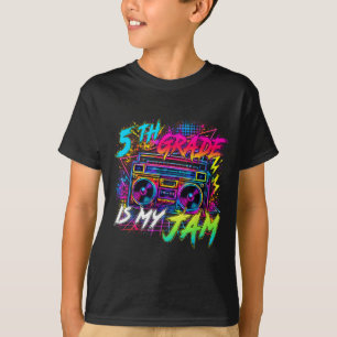 Camiseta Quinta série é meu jam retrô de volta às aulas pro