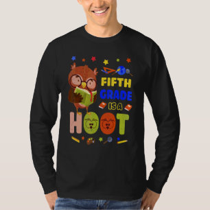 Camiseta Quinta Série É Uma Coruja Fofa de Volta às Aulas