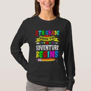 Camiseta Quinta Série Onde a Aventura Começa 5ª Série C
