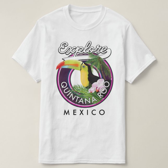 Camiseta Quintana Roo Holbox Beach méxico. (Frente do Design)