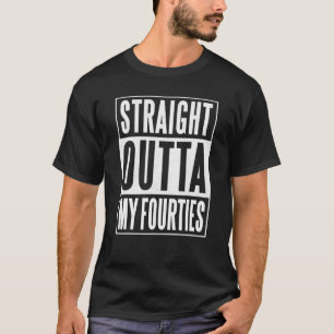 Camiseta QUINTO ANIVERSÁRIO Hetero fora dos meus quarenta p