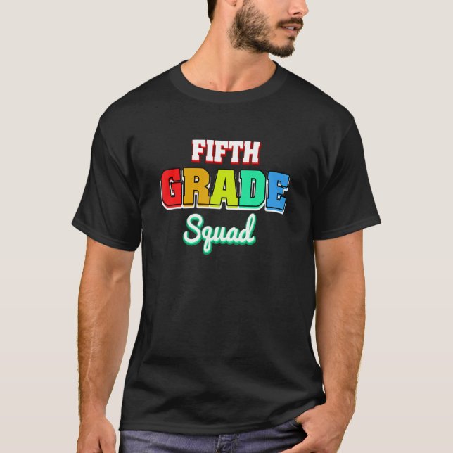 Camiseta Quinto Quinto Grau Esquadrão De Volta À Figurança  (Frente)