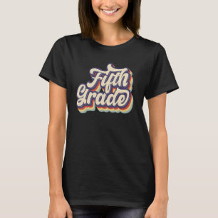 Camiseta Quinto Quinto Quadrado do Grupo do Grau 5 de Volta