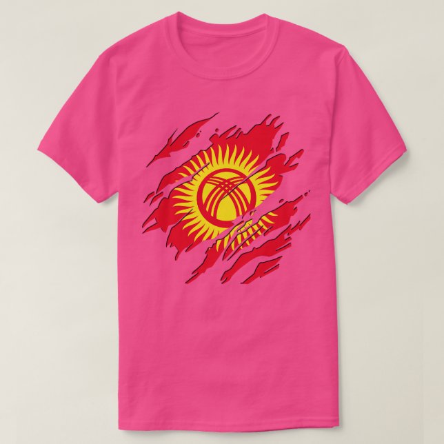 Camiseta Quirguistão Sempre (Frente do Design)