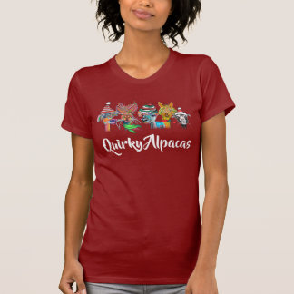 Camiseta Quirky Alpacas Chistmas 19a