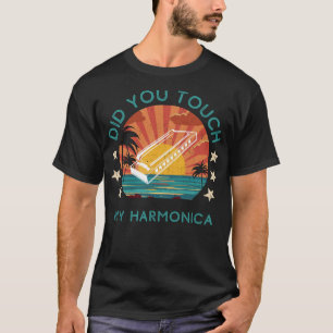 Camiseta Quirky Você Tocou Meu Tee Harmonica - Humoroso M