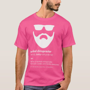 Camiseta Quiropraxista Barbudo Piada de Barba Quiropraxista