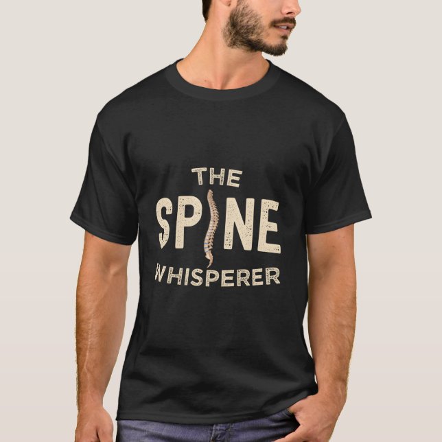 Camiseta Quiropraxista Humor Seco Piada Trocadilho (Frente)