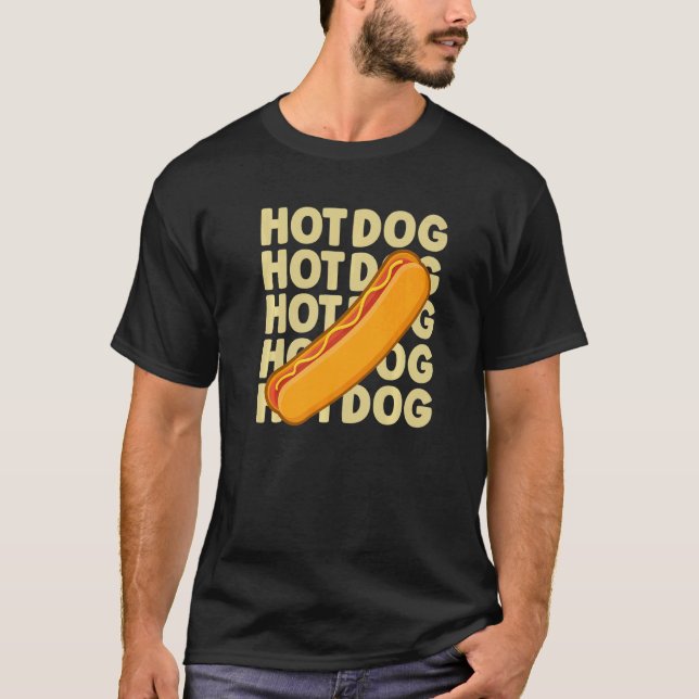 Camiseta Quitação De Cachorro Quente Para Um Cachorro Quent (Frente)