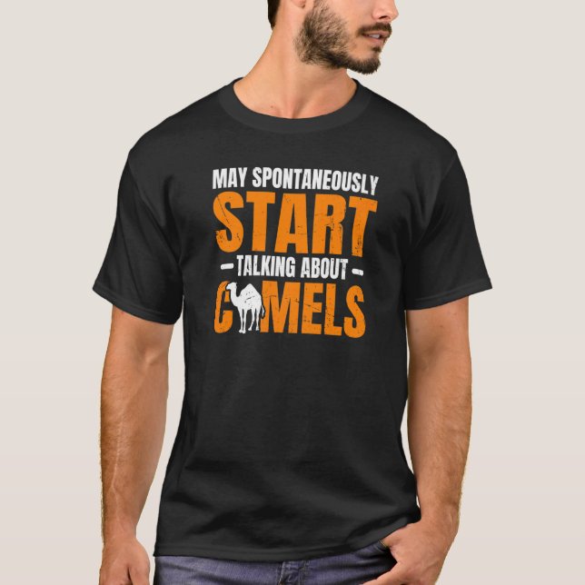 Camiseta Quitação De Camel Dromedário Para Um Camelo (Frente)