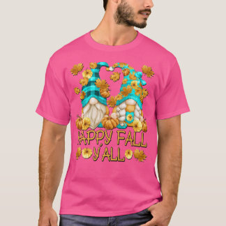 Camiseta Quitação de outono Feliz com a Bomba de Folhas de