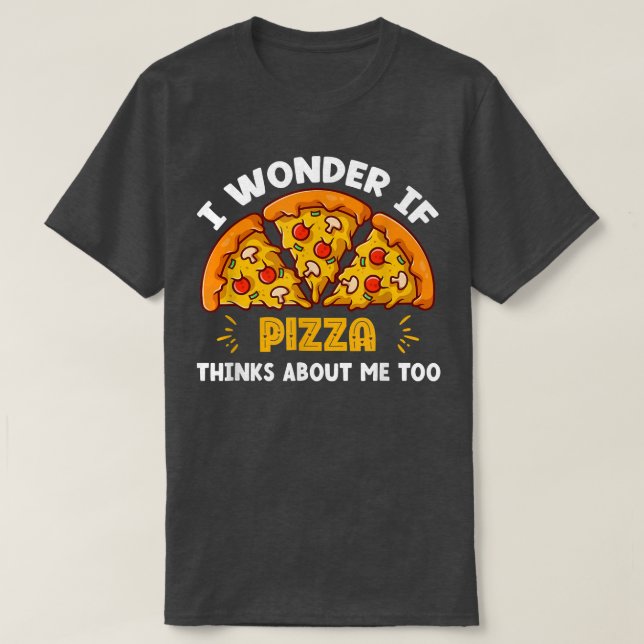 Camiseta Quitação Engraçada De Pizza Engraçada E Rápida Cam (Frente do Design)