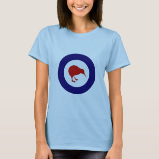 Camiseta quivi do roundel de Nova Zelândia