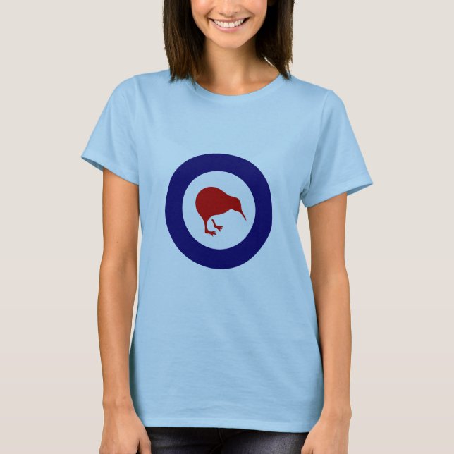 Camiseta quivi do roundel de Nova Zelândia (Frente)