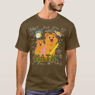 Camiseta quokas matemáticos